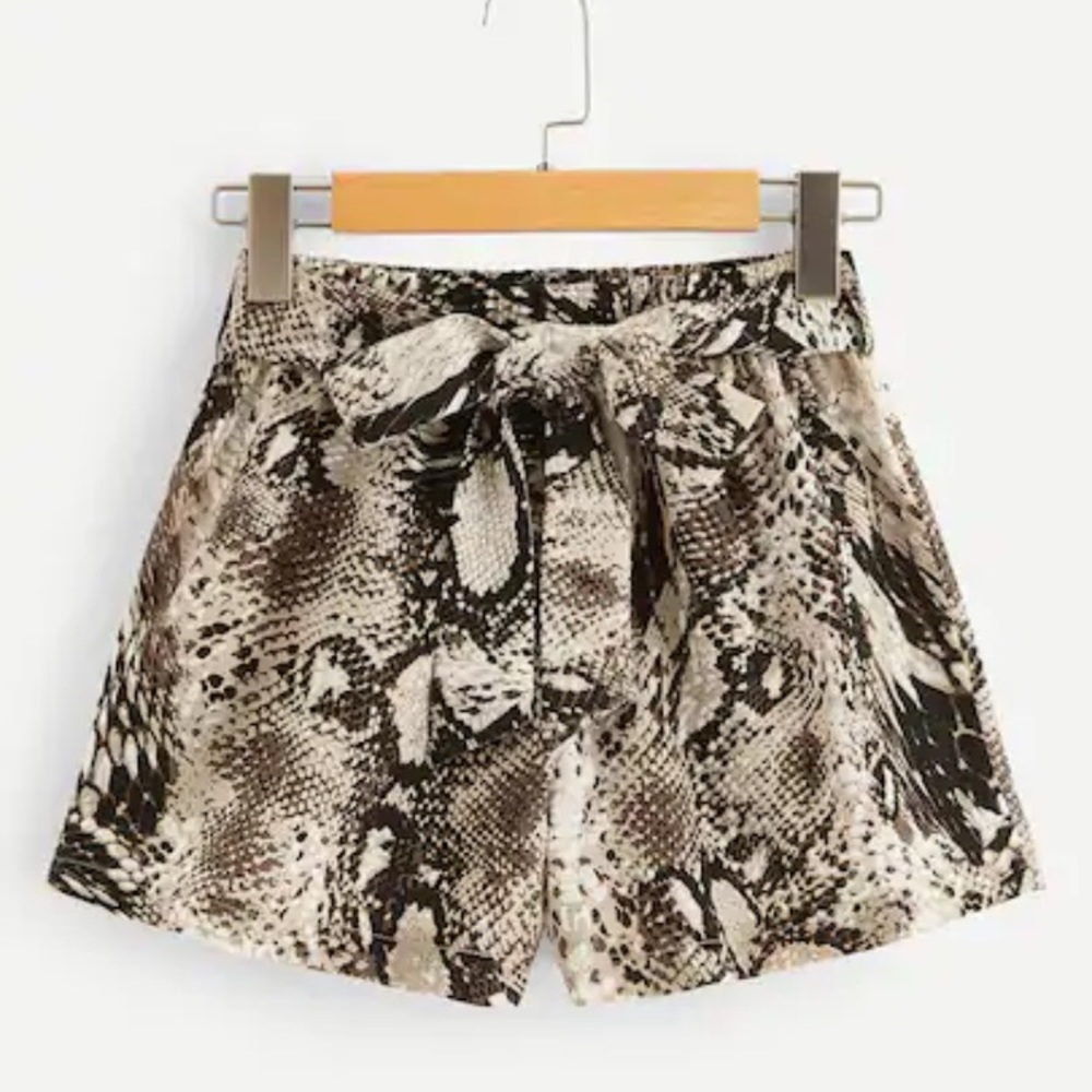 New Snake print shorts!